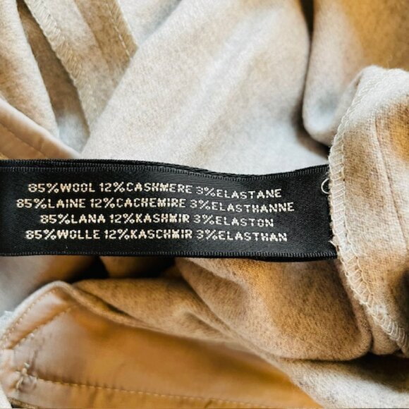 Ralph Lauren Black Label Women's Wool & Cashmere Wide Leg/Flare Pants Gray 10 - Picture 8 of 10